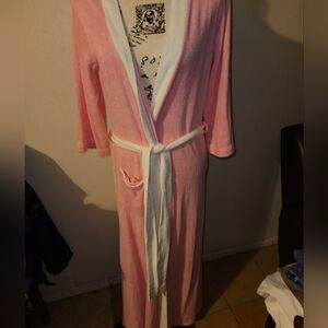 Katz Womans Vintage Pink Robe